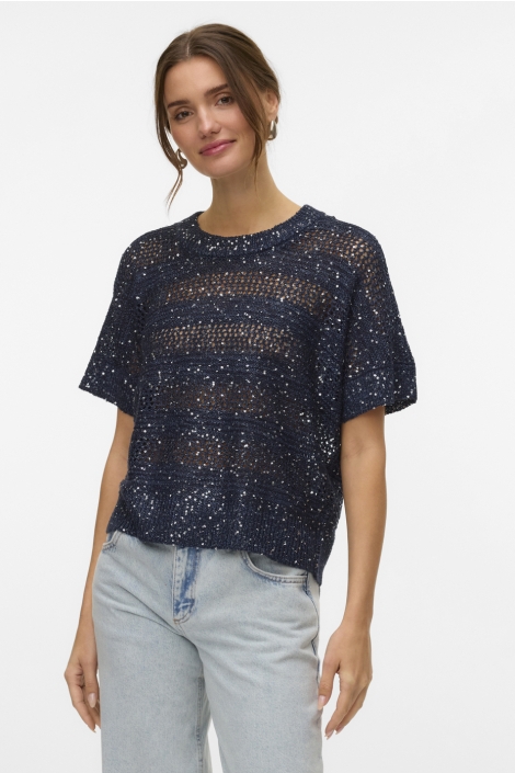 Vero Moda vmleilani stripe ss o-neck pullover